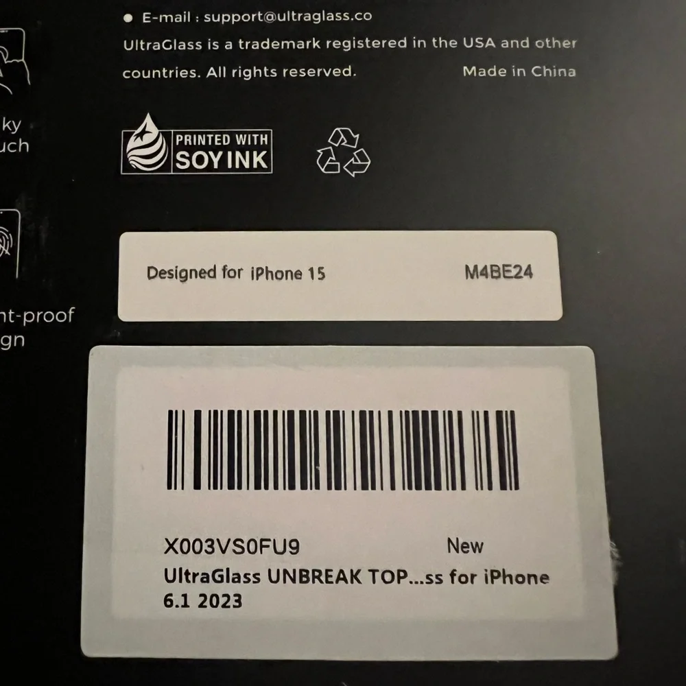 Ultra glass Glass Screen Protector For IPhone 15